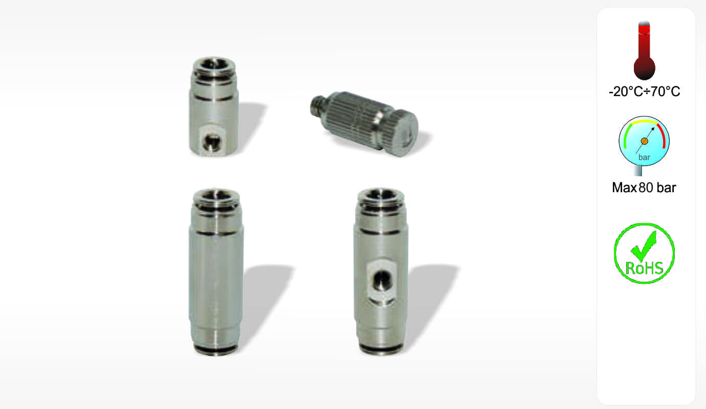 MM Line Misting Push in Fittings