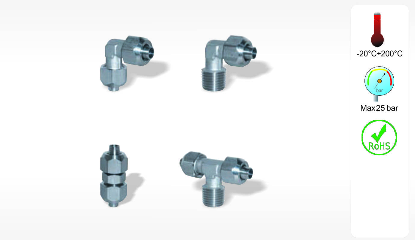 CX Line Stainless Steel Push on Fittings