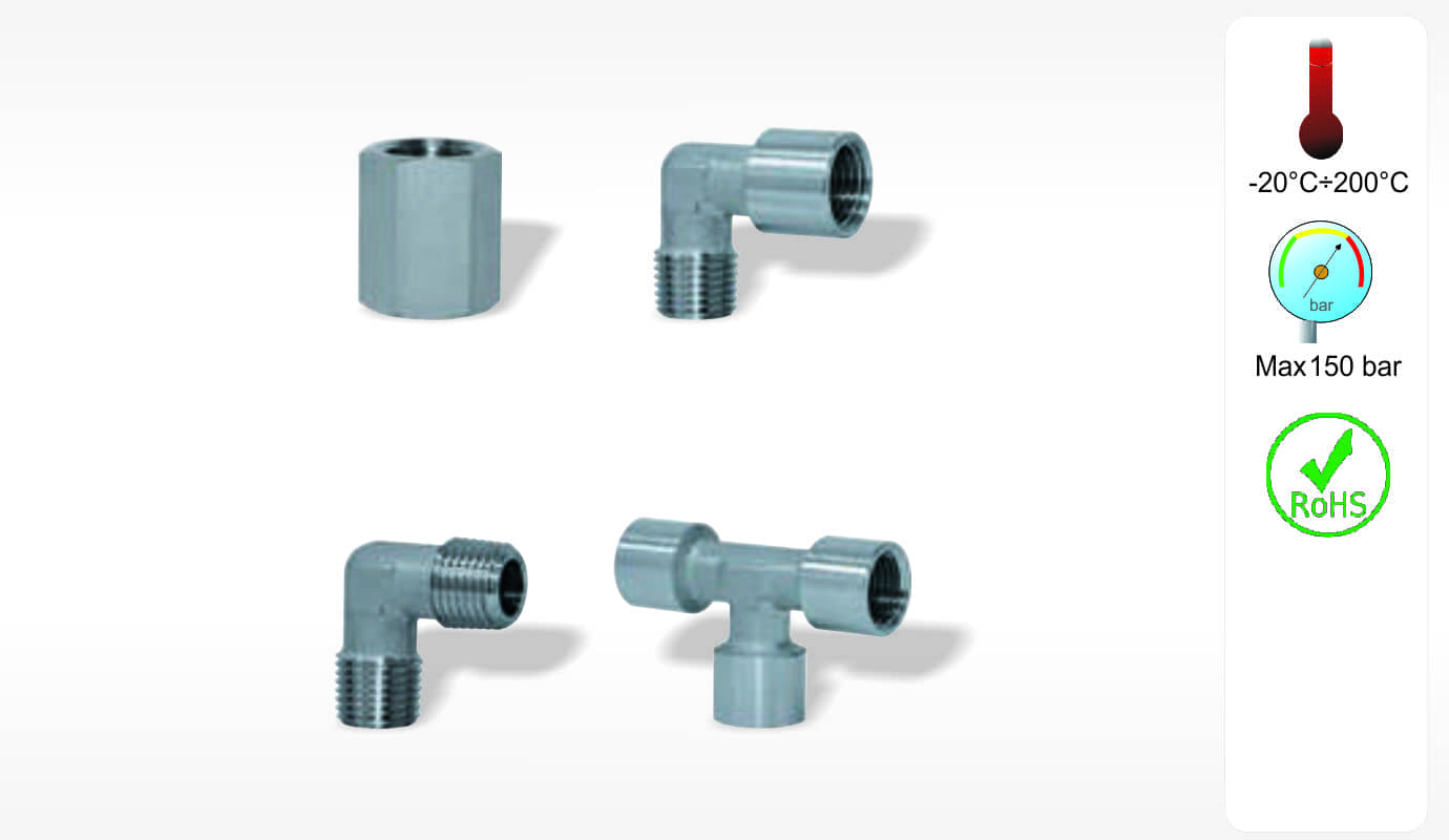 RX Line Stainless Steel Standard Fittings
