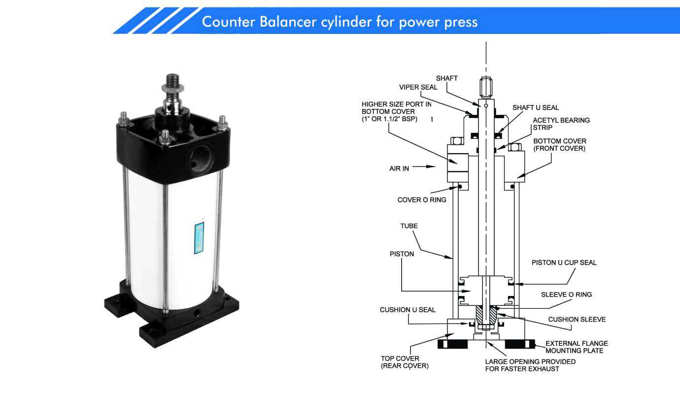 counter balancer pneumatic cylinder