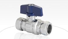 PB300 T Ball Valve BLUE