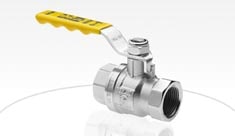 PB500 Ball valve YELLOW